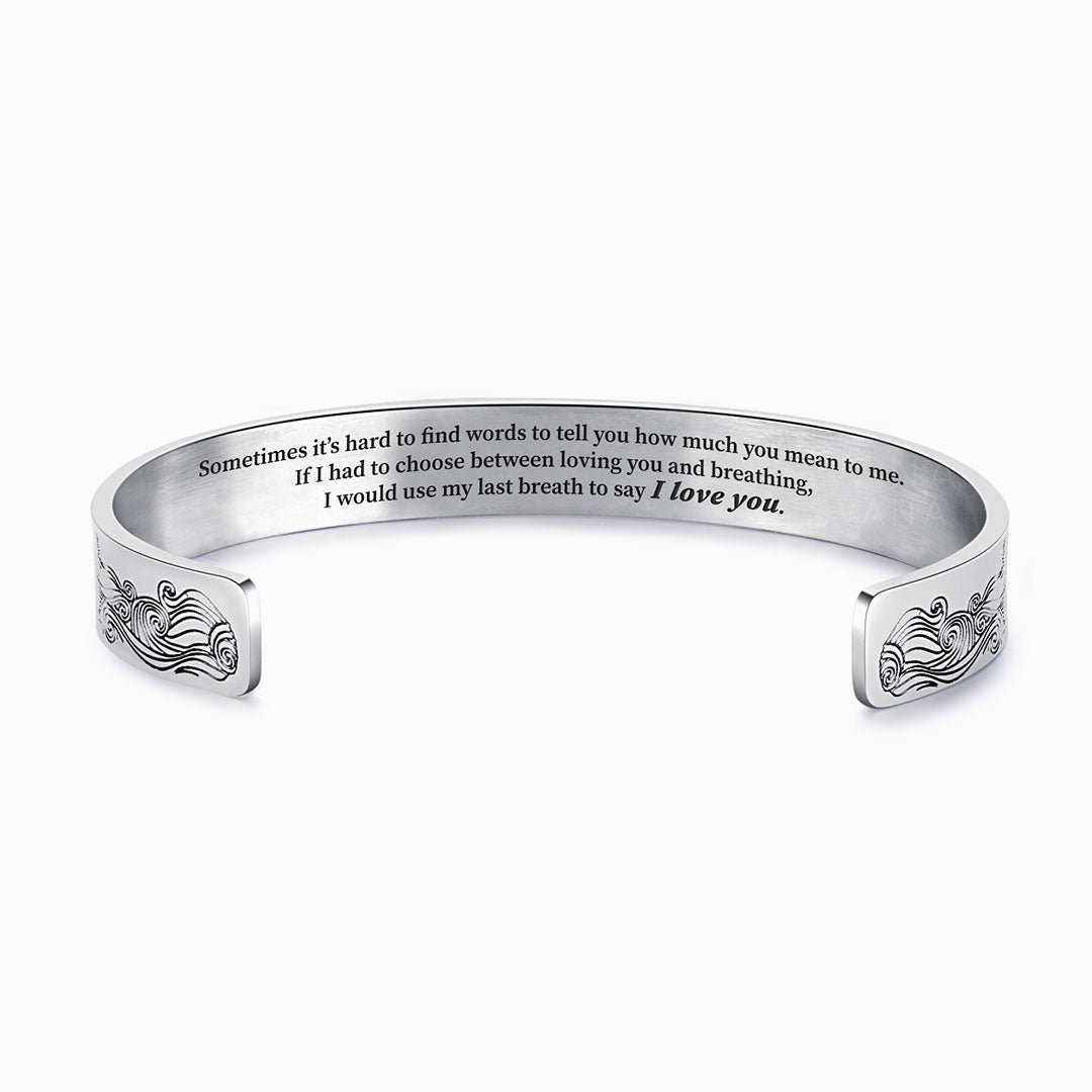 To My Daughter, I Love You Till My Last Breath Bracelet