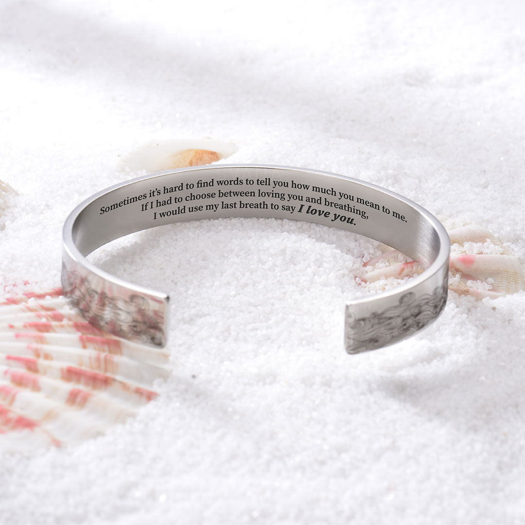 To My Daughter, I Love You Till My Last Breath Bracelet