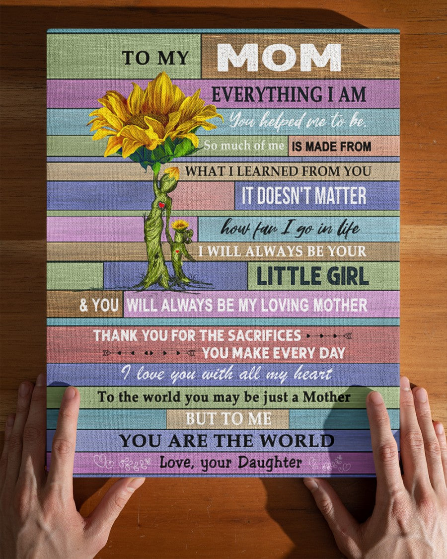 You Are The World Poster - Best Gift For Mom