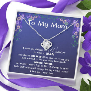 (Almost Gone) To My MOM - Love Knot Standard Box Love Knot, To My Beautiful Mom, Mother Day Gift From Son, Gift For Mom From Son,