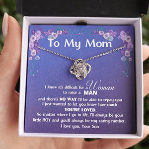 (Almost Gone) To My MOM - Love Knot Standard Box Love Knot, To My Beautiful Mom, Mother Day Gift From Son, Gift For Mom From Son,