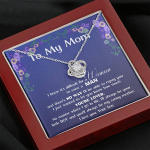 (Almost Gone) To My MOM - Love Knot Standard Box Love Knot, To My Beautiful Mom, Mother Day Gift From Son, Gift For Mom From Son,