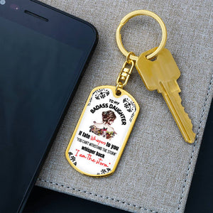 Empowering Keepsake for Daughter - I Am the Storm Keychain