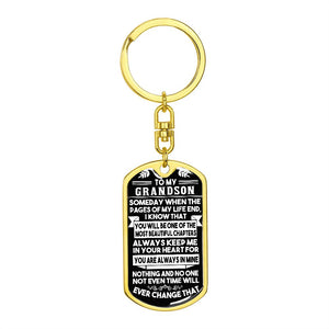 Gift for Grandson Keychain