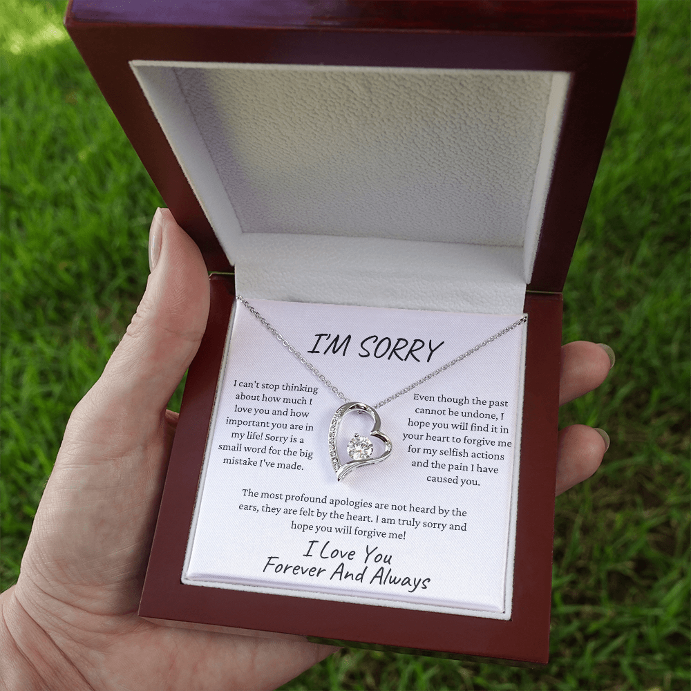 I'm Sorry I Love You | Forever Love Necklace