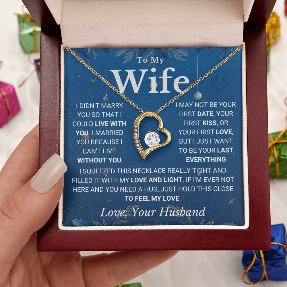 Wife - "Without You" - Forever Love Necklace