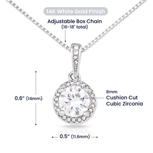 To My Daughter-In-Law - I Will Forever Love You - Eternal Hope Necklace