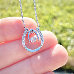Be bold and beautiful- Horseshoe Necklace, Granddaughter Gift