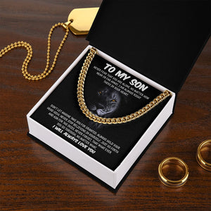 My Son | Never Fear - Cuban Link Chain