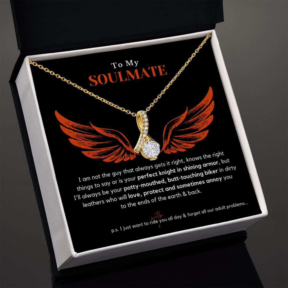 Stunning Biker Soulmate Necklace