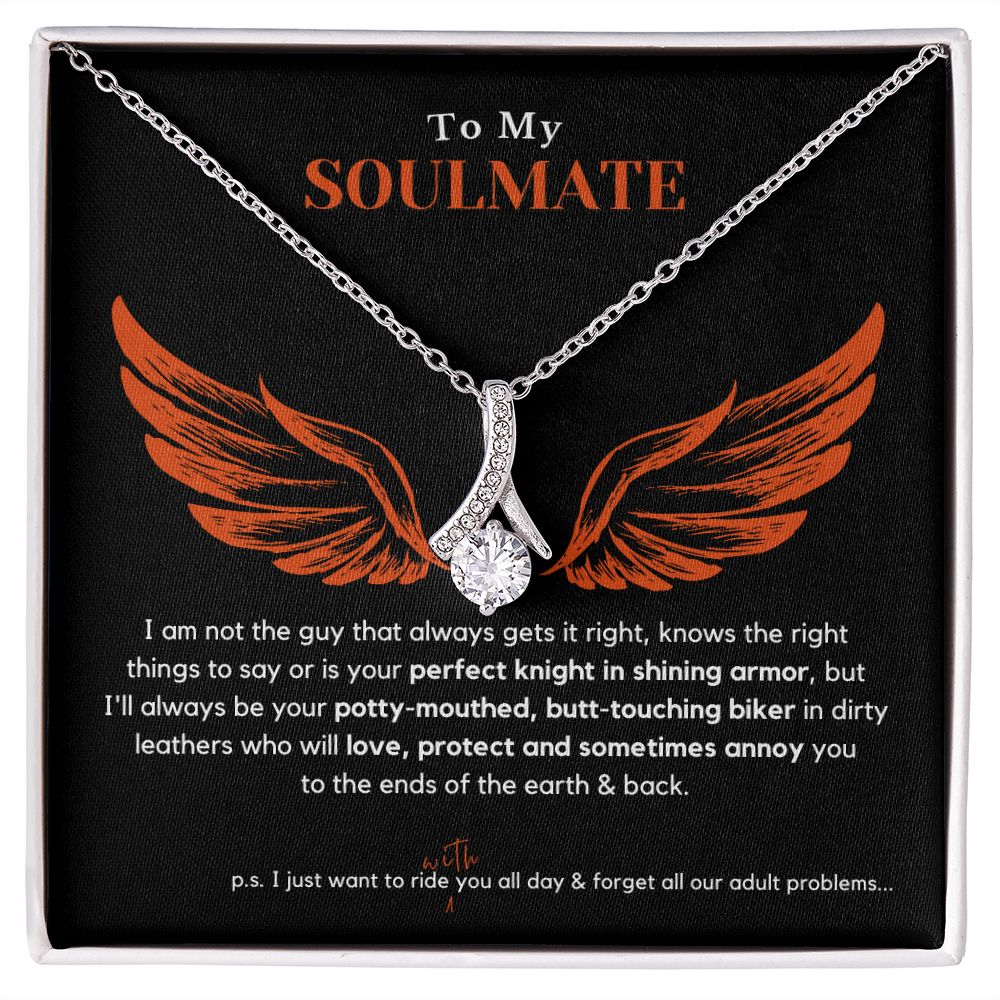 Stunning Biker Soulmate Necklace