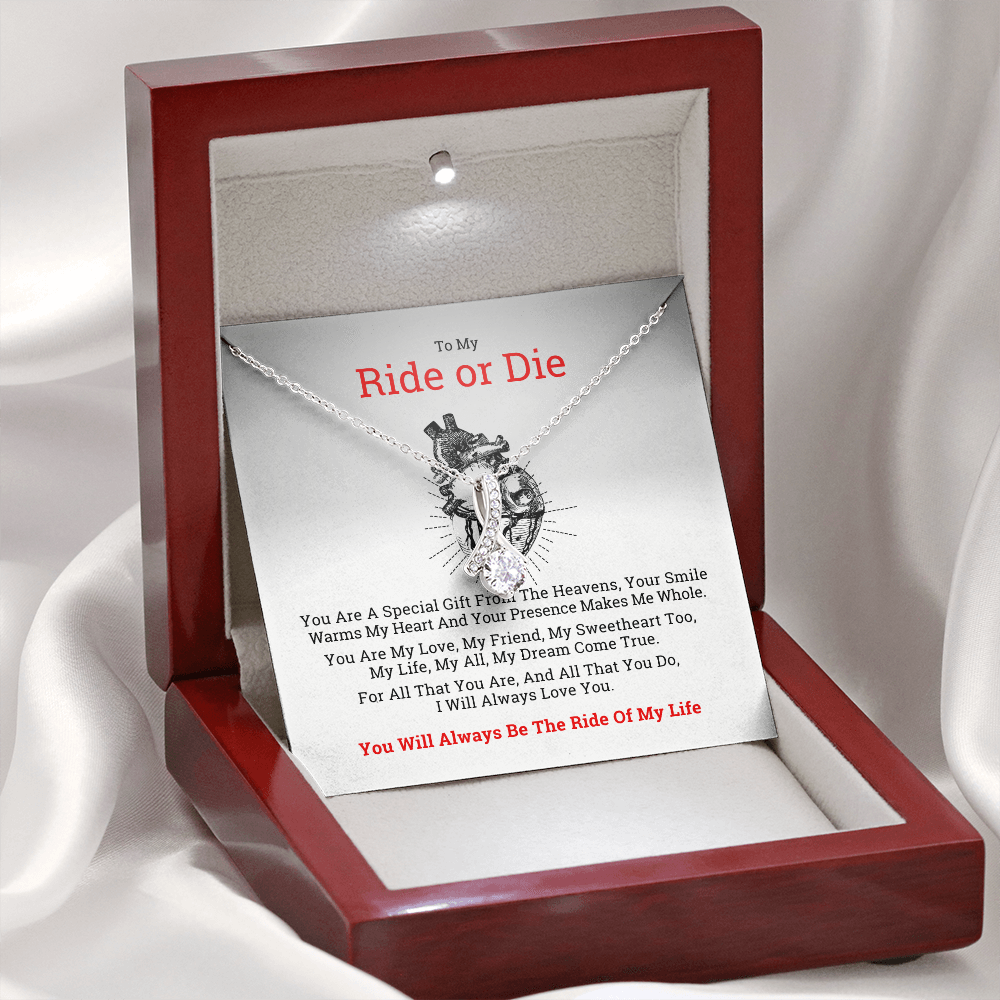 To My Ride or Die Gift Necklace