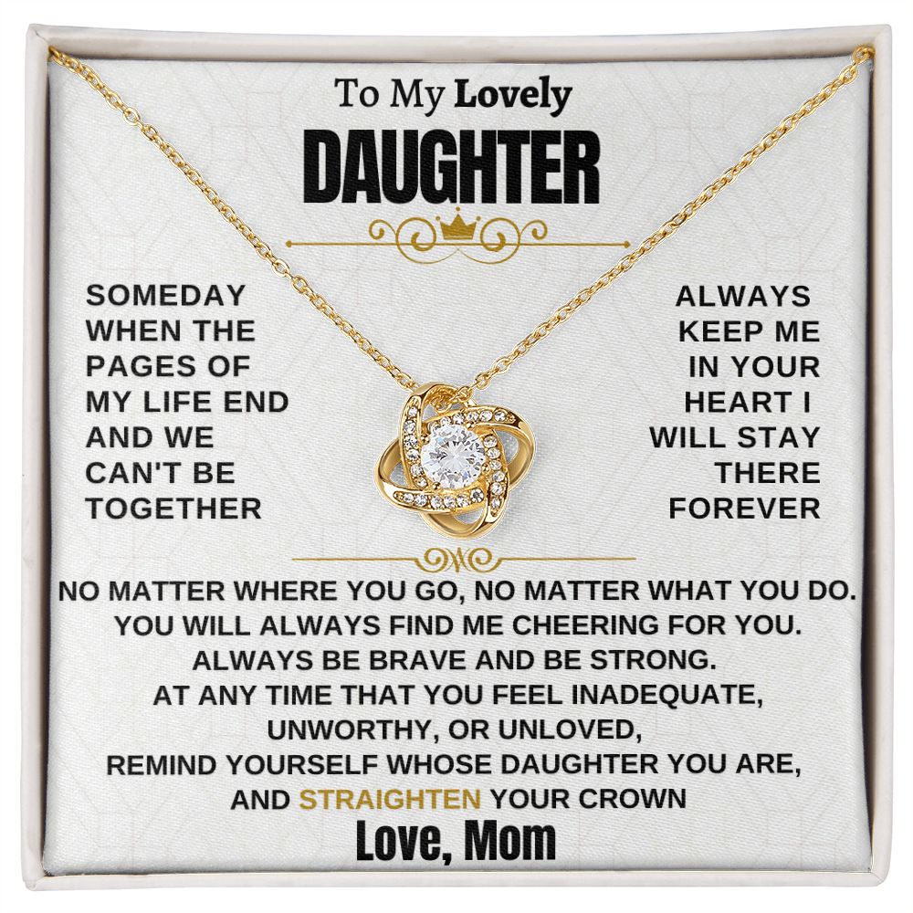 Gift for Daughter - Always keep me in your heart