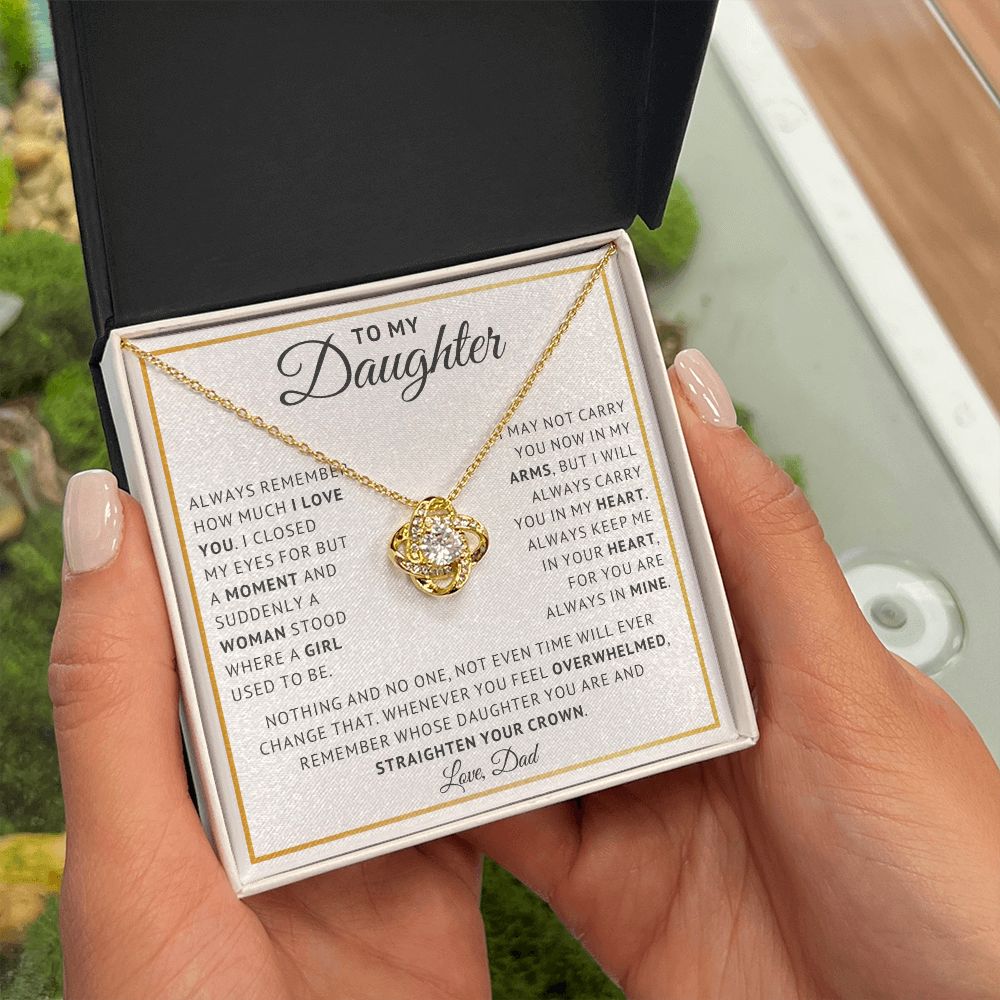 Daughter - Endless Love - Love Knot Necklace