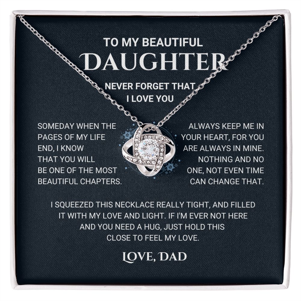 Daughter - Never Forget - Necklace