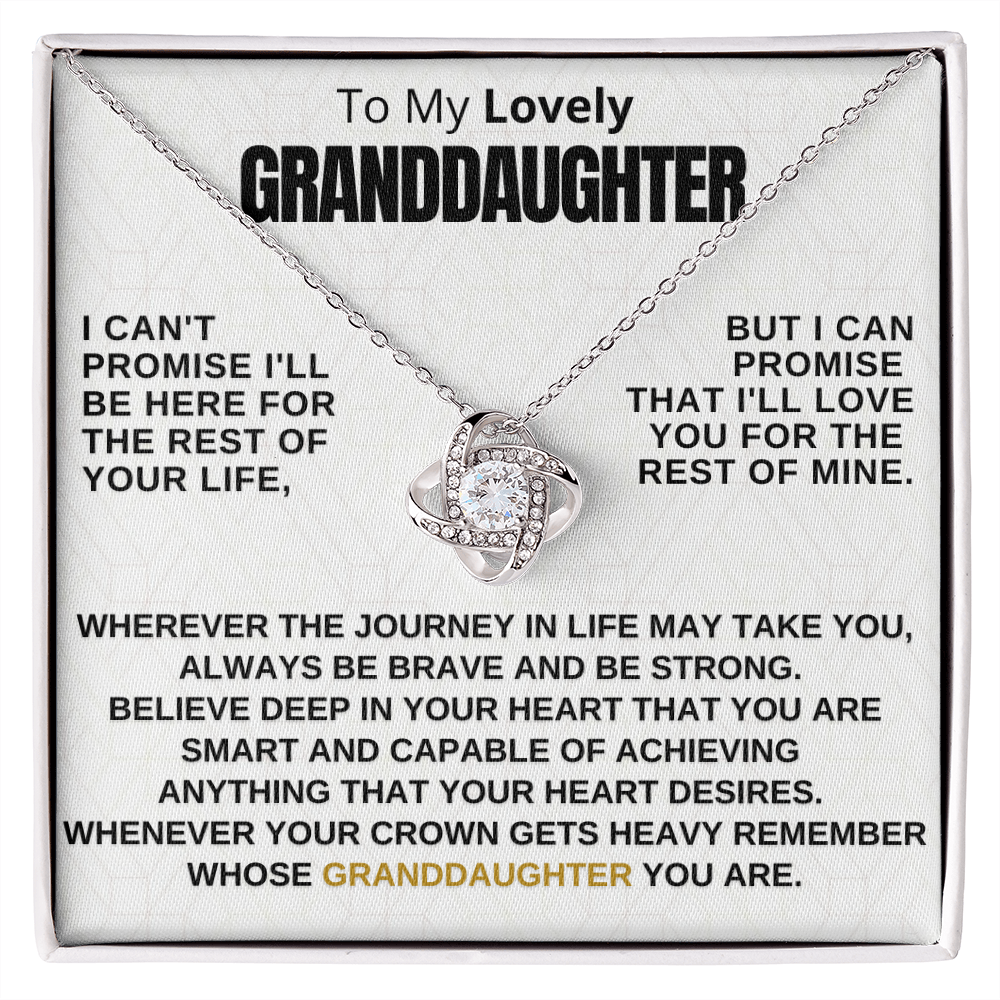 Gift for Granddaughter - Promise