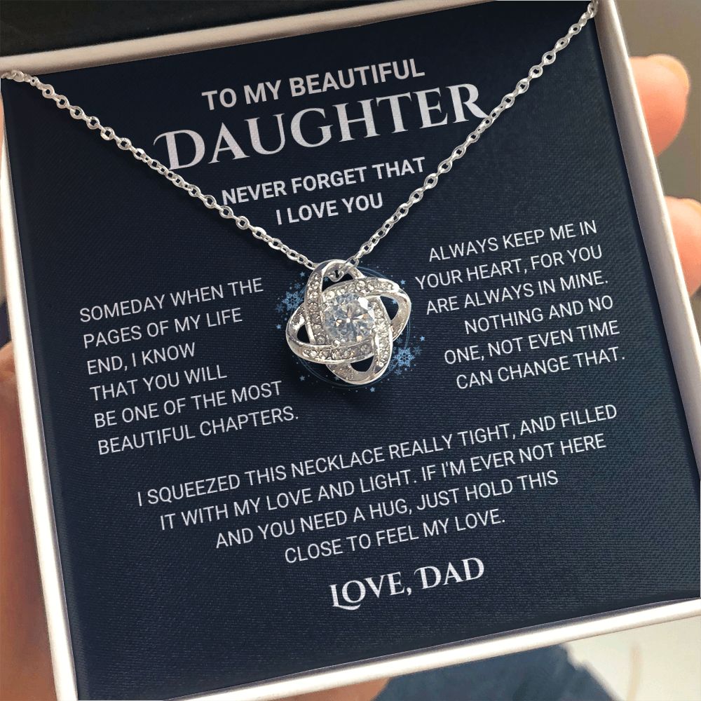 Daughter - Never Forget - Necklace