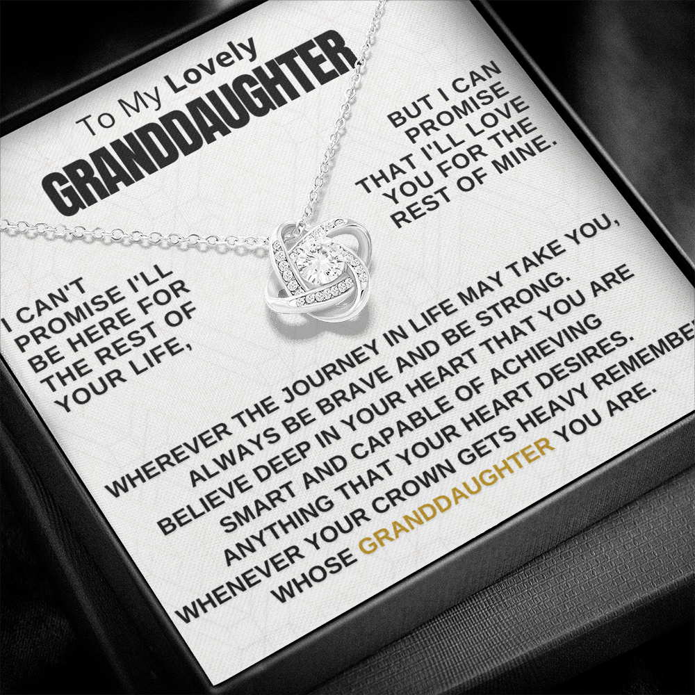 Gift for Granddaughter - Promise