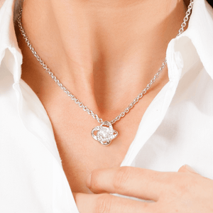 Granddaughter Necklace | Birthday Gift | College Gift | Wedding Gift | Love Knot Necklace