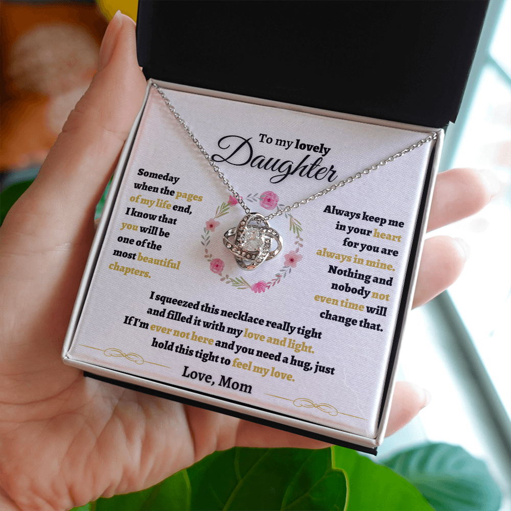 To my Daughter | Beautiful Chapters | Love Knot Necklace