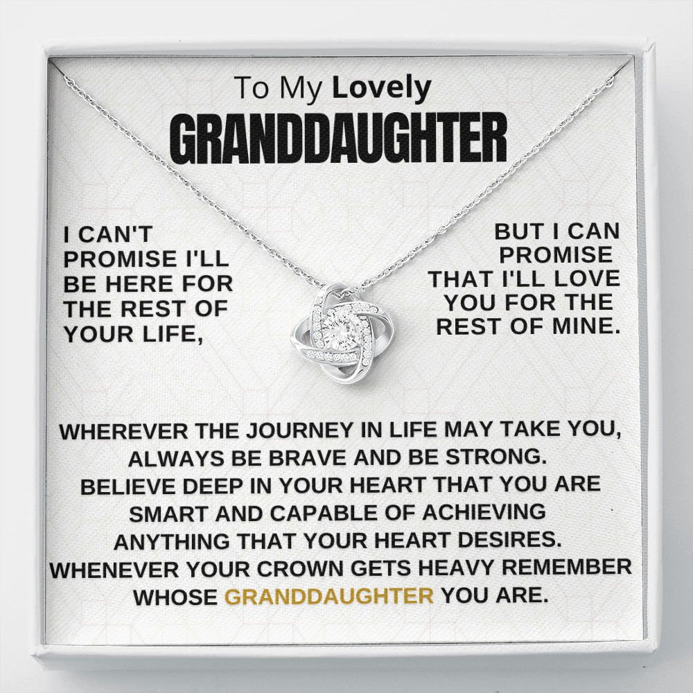 Gift for Granddaughter - Promise