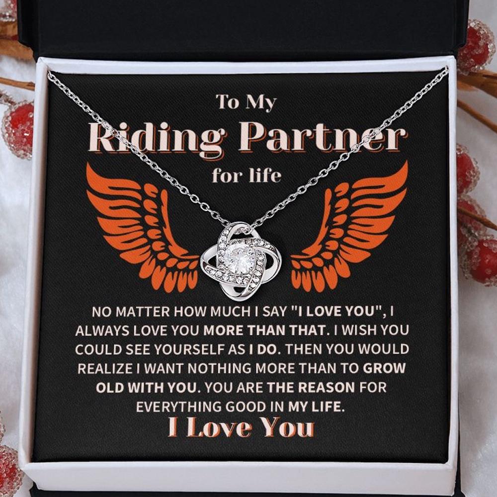 Riding Partner Grow Old Together Love Knot