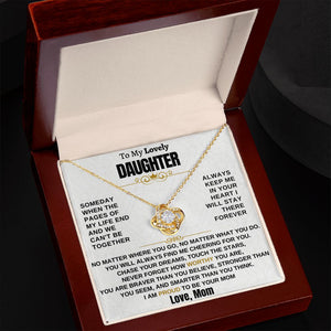 Gift for Daughter - I am proud to be your mom - TFG1
