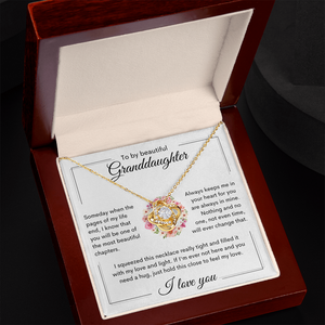 Granddaughter Necklace | Birthday Gift | College Gift | Wedding Gift | Love Knot Necklace