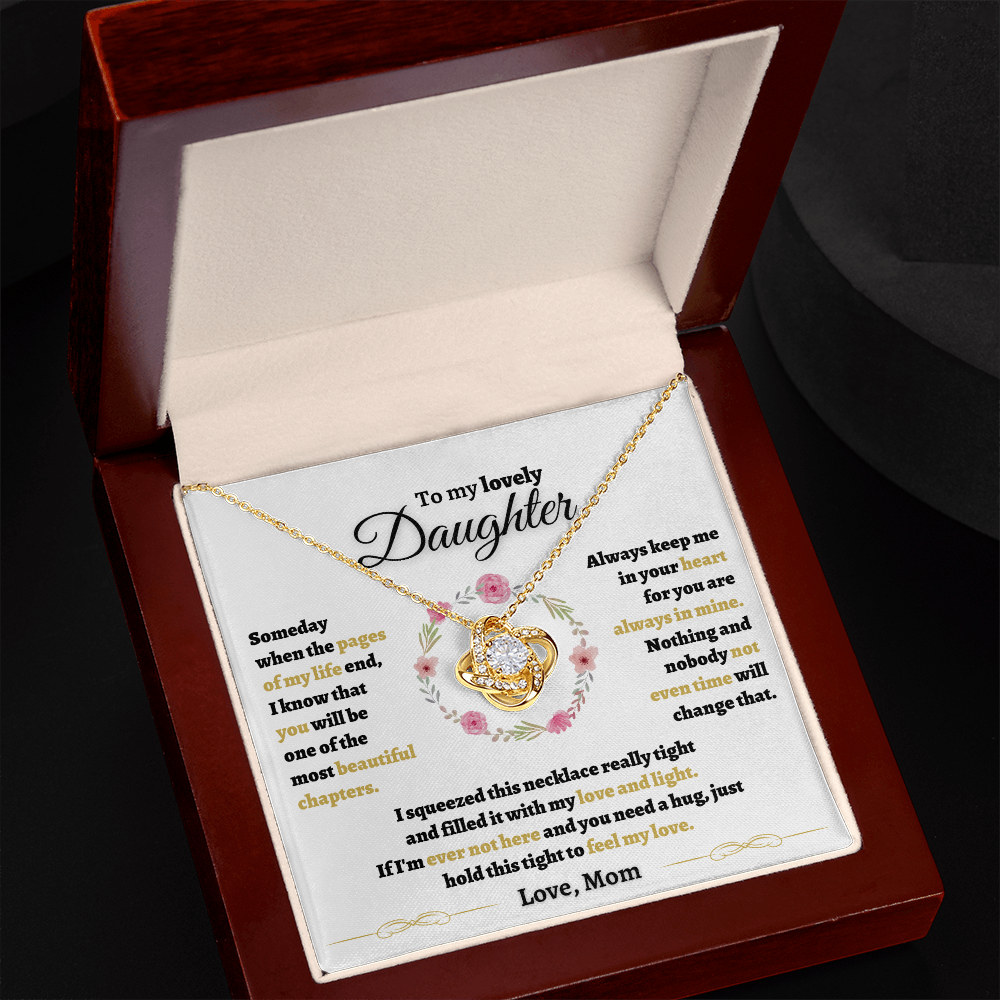 To my Daughter | Beautiful Chapters | Love Knot Necklace