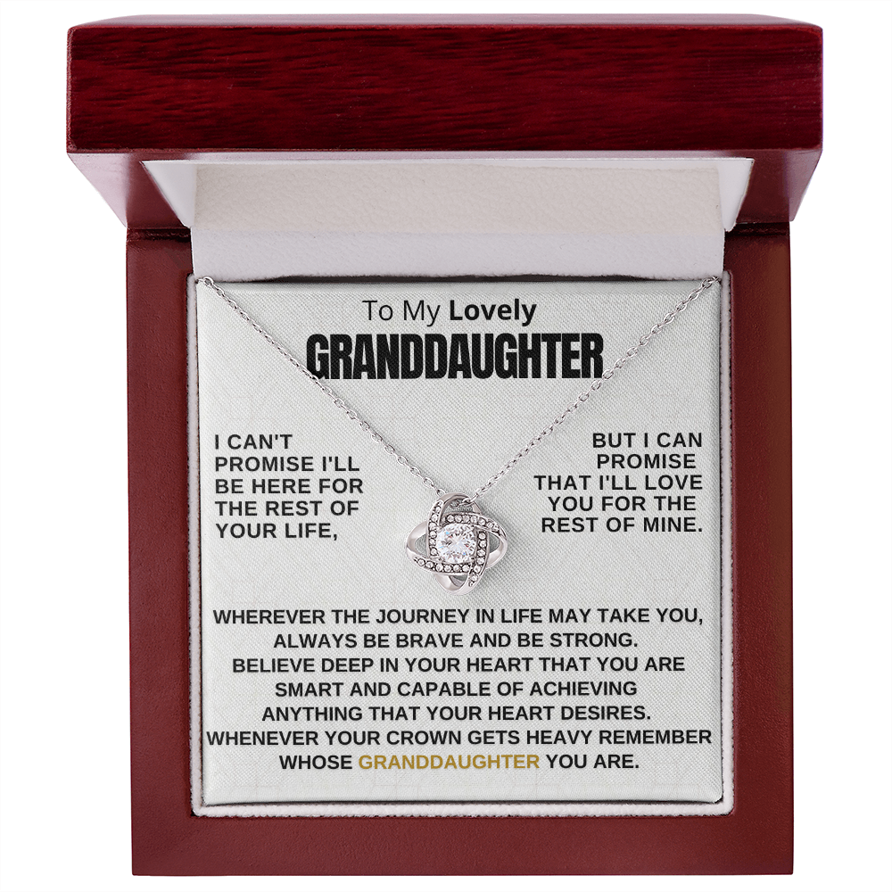 Gift for Granddaughter - Promise