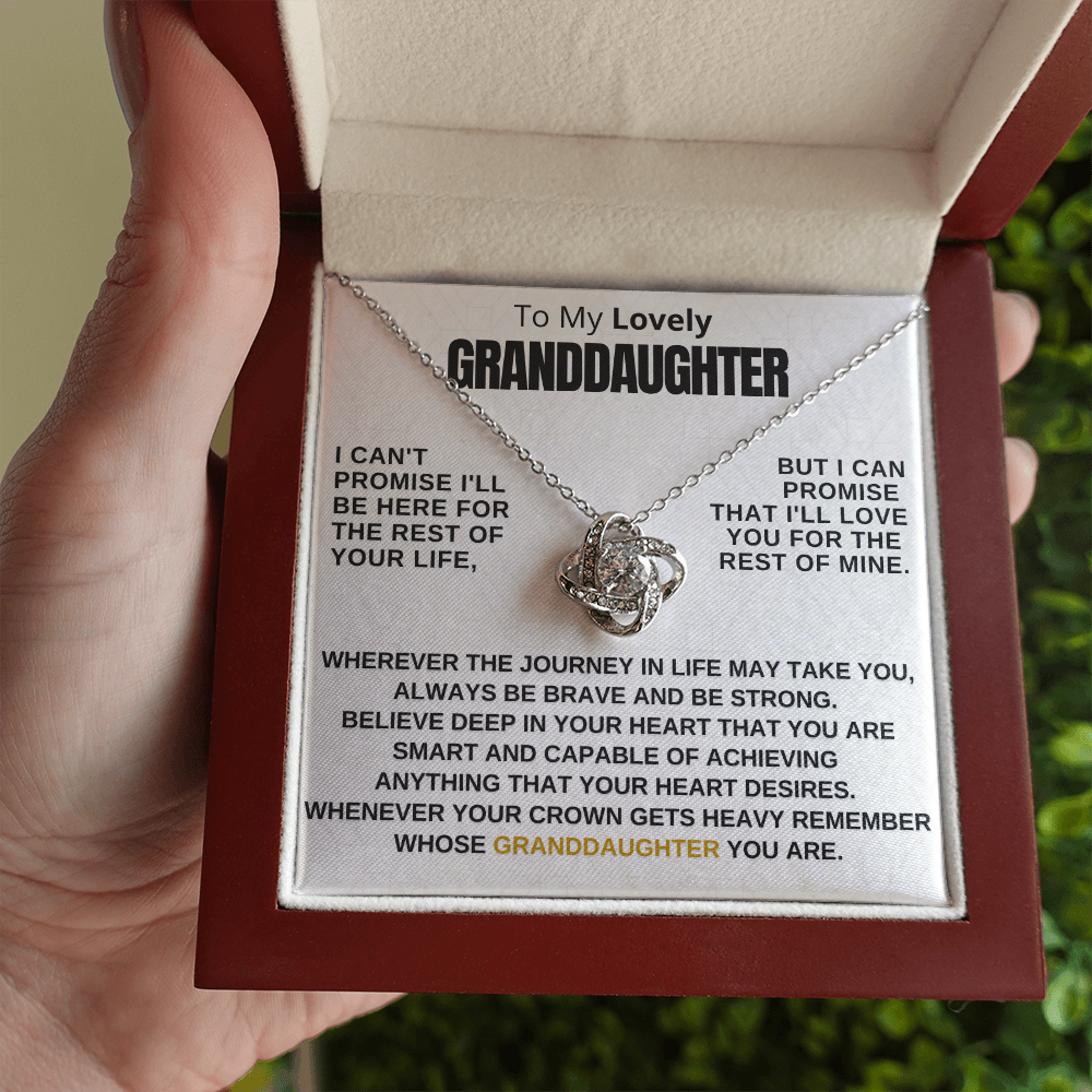 Gift for Granddaughter - Promise