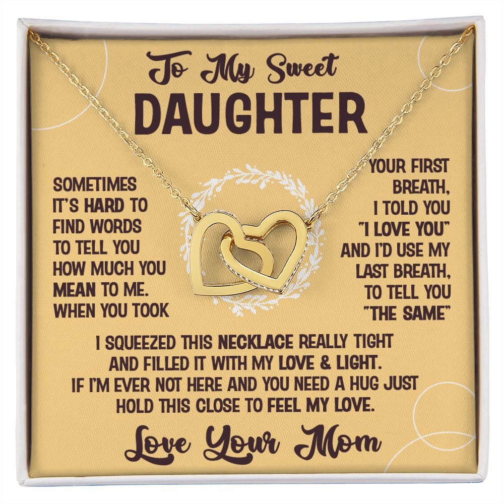 To My Daughter - Sometimes It is Hard - Daughter Birthday gift, Daughter Wedding Gift, Gift from Mom