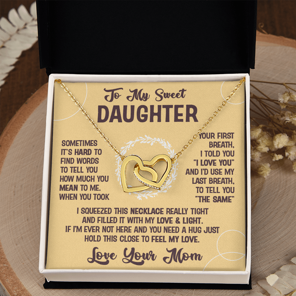 To My Daughter - Sometimes It is Hard - Daughter Birthday gift, Daughter Wedding Gift, Gift from Mom