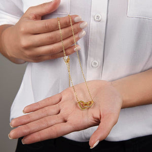 To My Wife- Wherever the Journey Takes Us Interlock Necklace