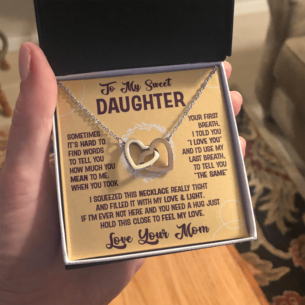To My Daughter - Sometimes It is Hard - Daughter Birthday gift, Daughter Wedding Gift, Gift from Mom