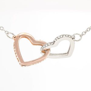 Daughter - Old Lion - Interlocking Hearts Necklace