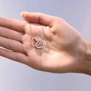 Gift for Mom from Daughter - Inseparable Hearts - Interlocking Hearts