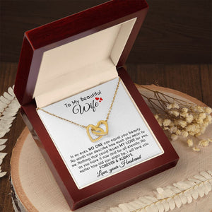 To My Wife - In My Eyes Interlock Necklace