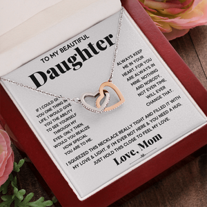 My Beautiful Daughter - Interlocking Heart Necklace