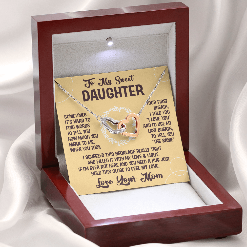 To My Daughter - Sometimes It is Hard - Daughter Birthday gift, Daughter Wedding Gift, Gift from Mom