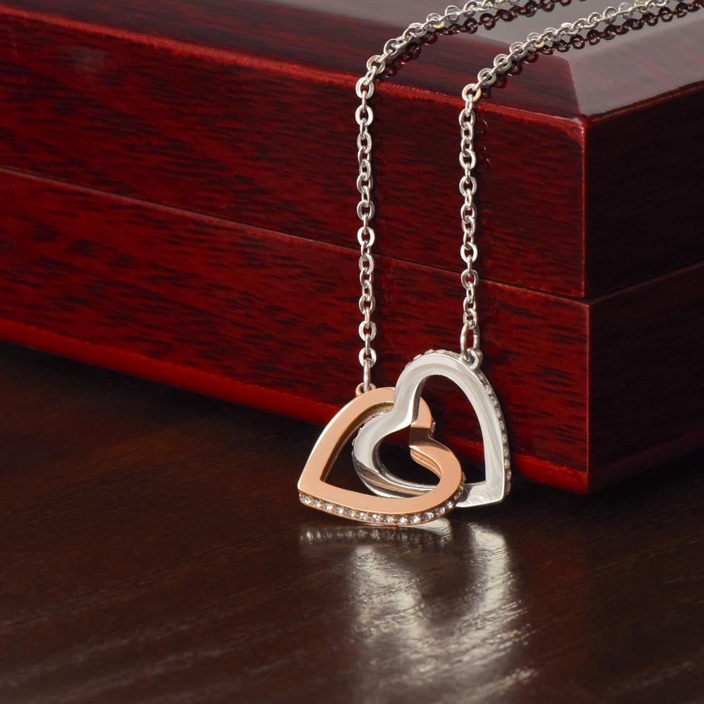 To My Wife - In My Eyes Interlock Necklace