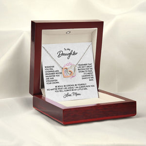 Gift for Daughter "Dance In The Rain" Love Mom Necklace