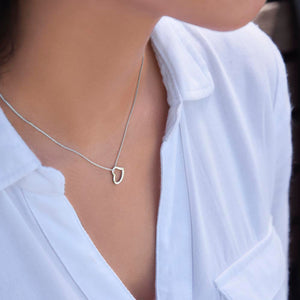 Granddaughter Gift from Grandma - Delicate Heart Necklace