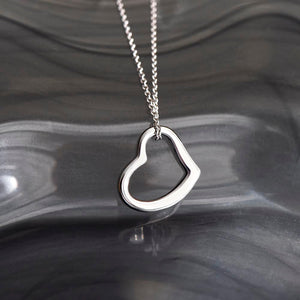 Granddaughter Gift from Grandma - Delicate Heart Necklace