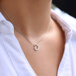 Granddaughter Gift from Grandma - Delicate Heart Necklace