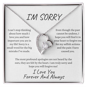I'm Sorry I Love You | Forever Love Necklace