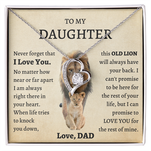 To My Daughter | Promise | Forever Love Necklace