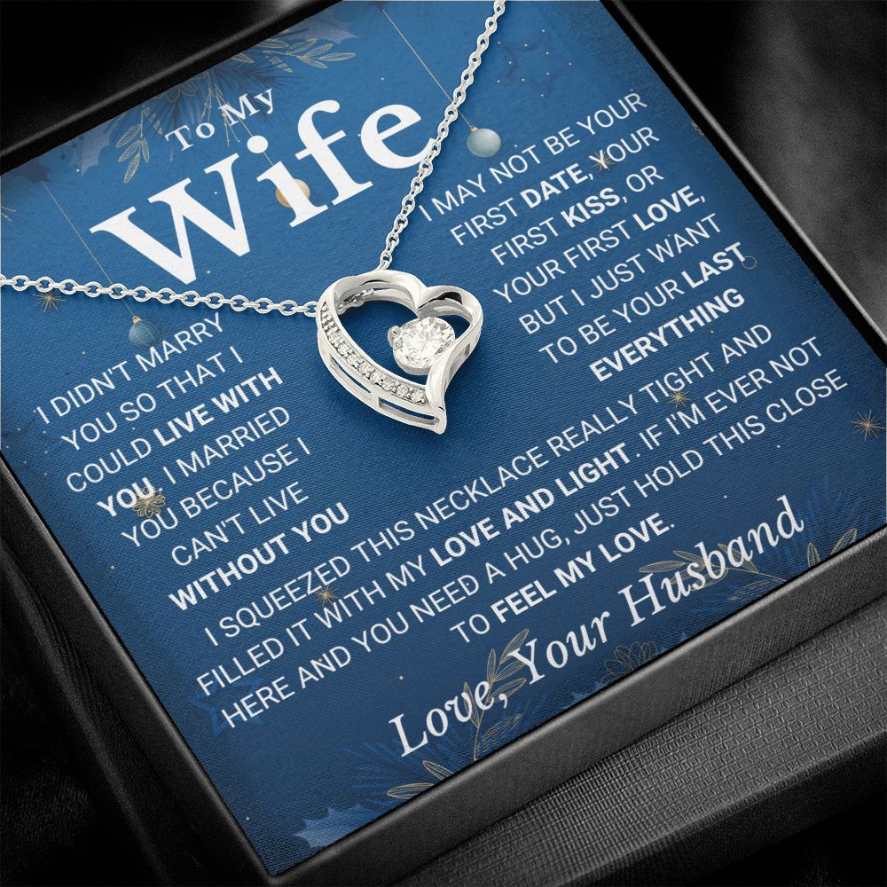 Wife - "Without You" - Forever Love Necklace