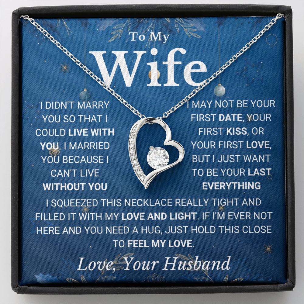 Wife - "Without You" - Forever Love Necklace