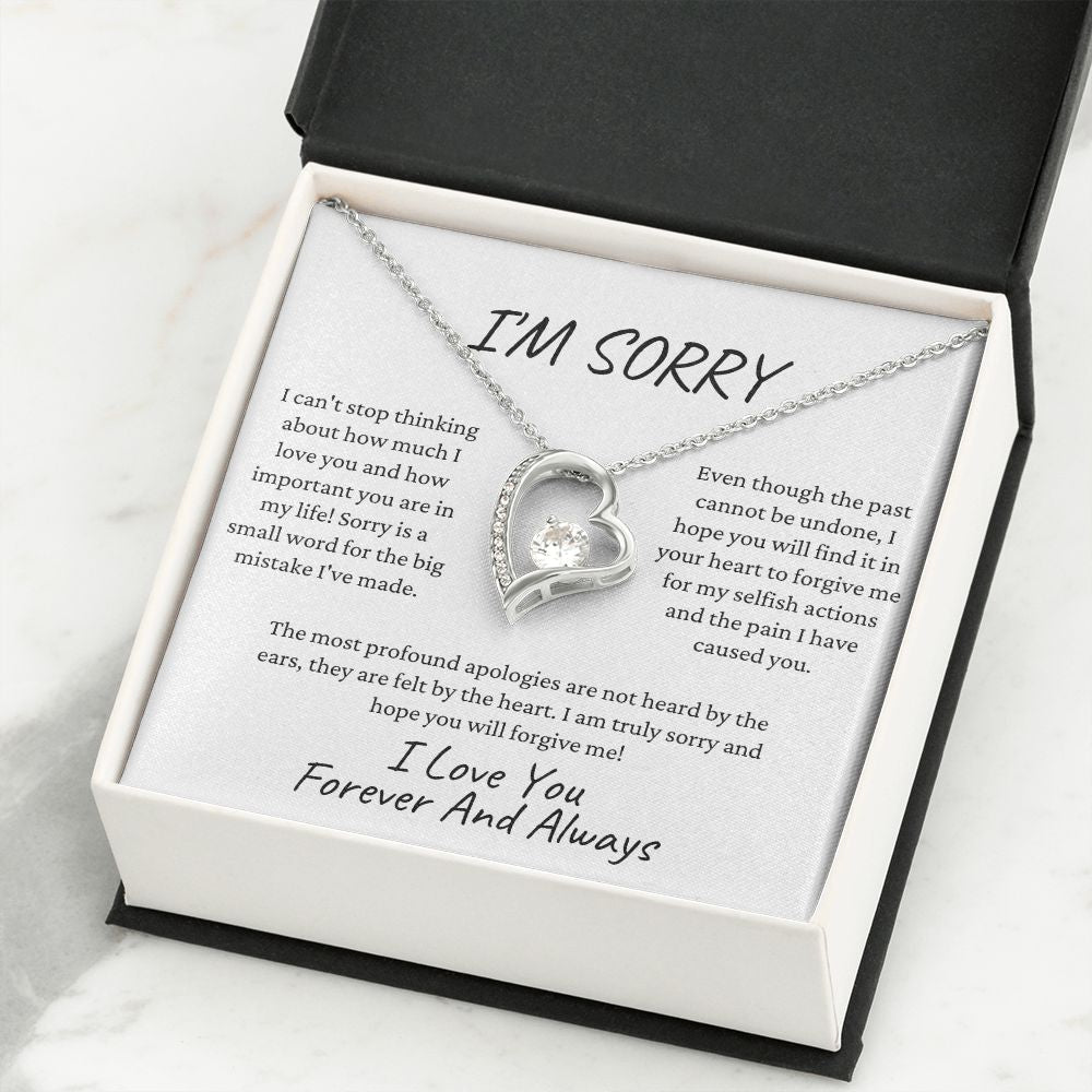 I'm Sorry I Love You | Forever Love Necklace